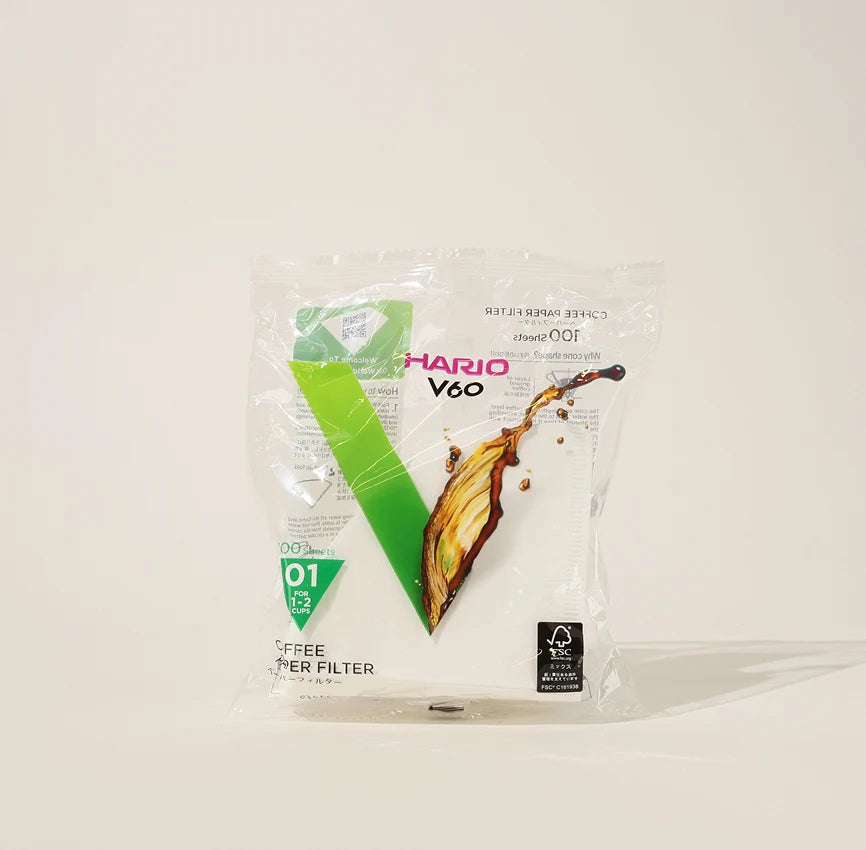 Hario V60 Filterpapir 01 (100 stk.)